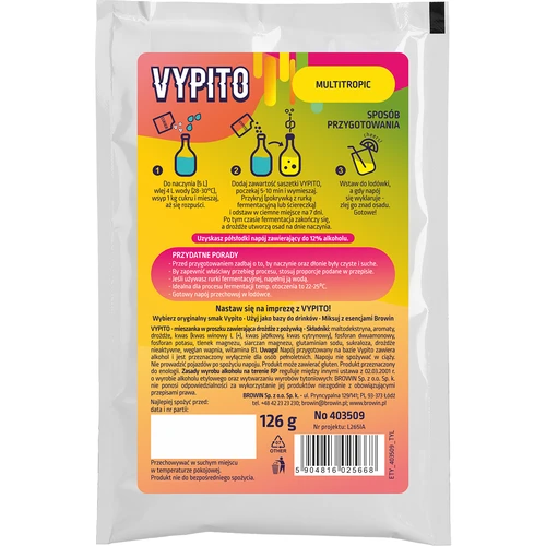 Vakarėlių rinkinys - Vypito Multitropic - 3