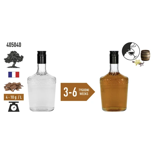 Vanilinės ąžuolo plokštelės, stipriai skrudintos, 20 g - 6