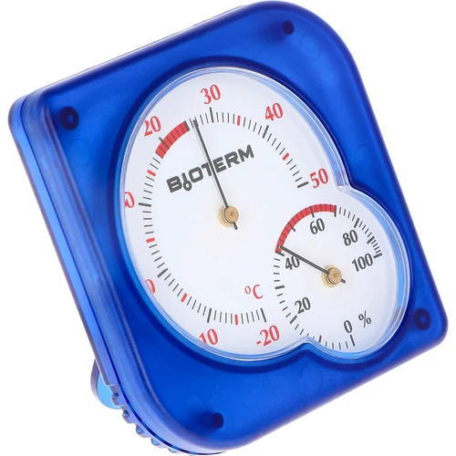 Vidaus bimetalinis termometras su higrometru (nuo -20 iki +50 °C), mėlynas - 2