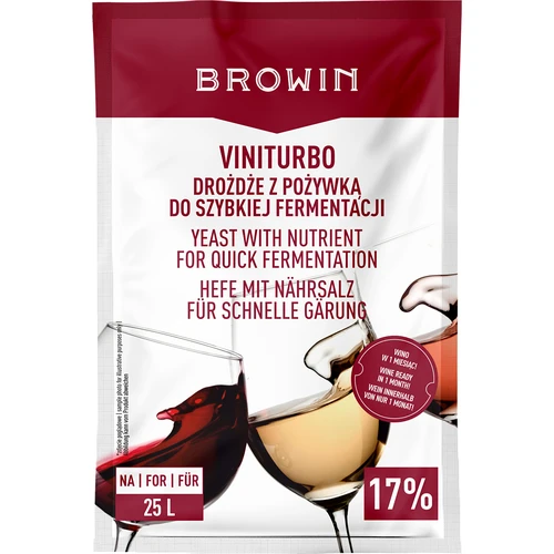 ViniTurbo - greitos fermentacijos mielės, 20 g