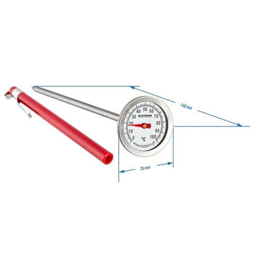 Virtuvinis termometras (0 °C iki +100 °C) 12,3 cm - 2