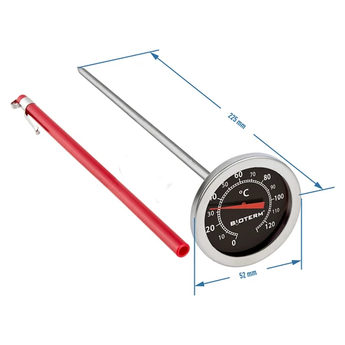 Virtuvinis termometras (nuo 0 °C iki +120 °C) 20,5 cm - 2