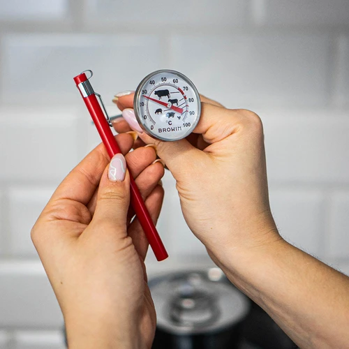 Virtuvinis termometras su grafika (nuo 0°C iki +100°C) 12,5 cm - 3