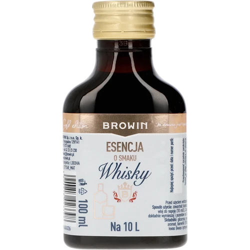 Viskio skonio esencija, 100 ml, skirta 10 L