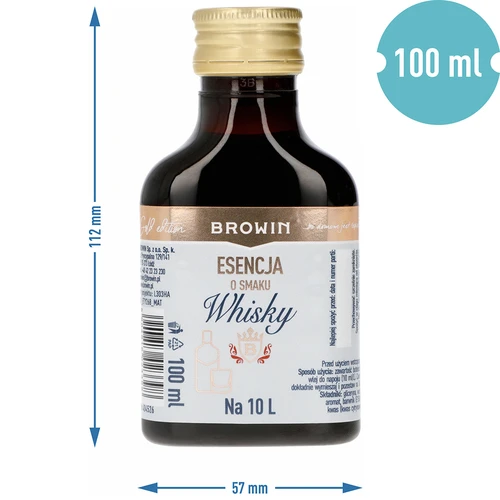 Viskio skonio esencija, 100 ml, skirta 10 L - 6