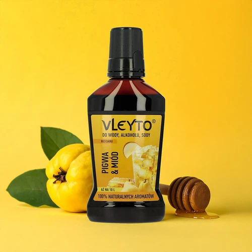 VLEYTO Cidonija & Medus – skonio esencija su natūraliais aromatais, 250 ml - 4