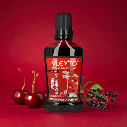 VLEYTO Vyšnia & Ieva – skonio esencija su natūraliais aromatais, 250 ml - 4