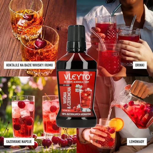 VLEYTO Vyšnia & Ieva – skonio esencija su natūraliais aromatais, 250 ml - 7