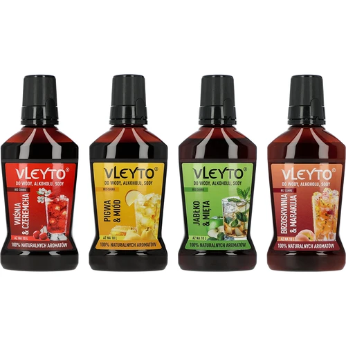 VLEYTO Vyšnia & Ieva – skonio esencija su natūraliais aromatais, 250 ml - 10