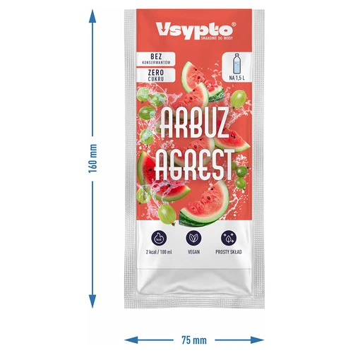 Vsypto Arbūzas–agrastas, 9 g - 4