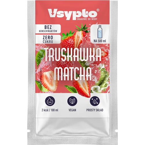 VSYPTO Braškė Matcha, 3 g - 2