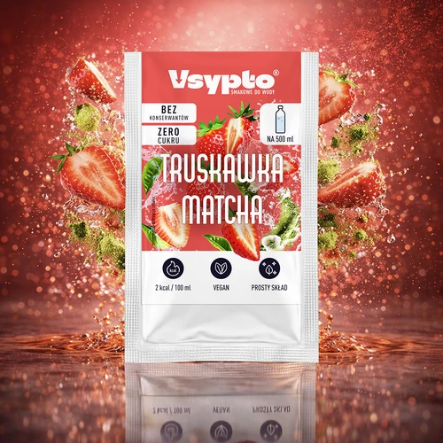 VSYPTO Braškė Matcha, 3 g - 5
