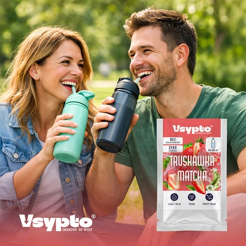 VSYPTO Braškė Matcha, 3 g - 7