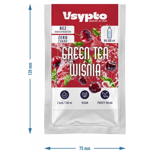 VSYPTO „Green Tea Vyšnia“, 3 g - 4