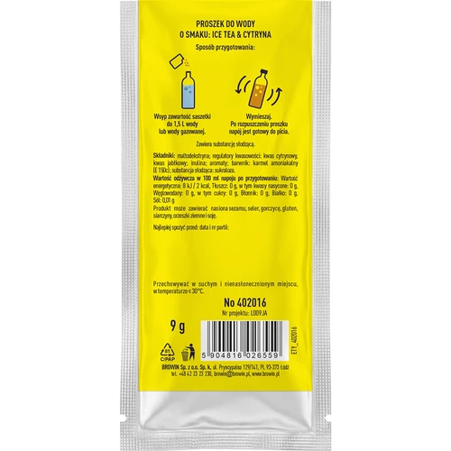 Vsypto Ice Tea Citrina – rinkinys 15 × 9 g - 6
