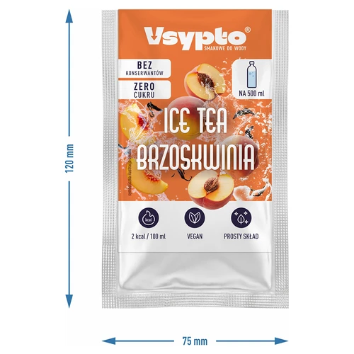 VSYPTO Ice Tea Persikas, 3 g - 4
