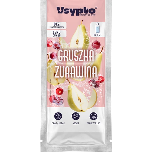 VSYPTO kriaušių ir spanguolių skonio, 9g - 2