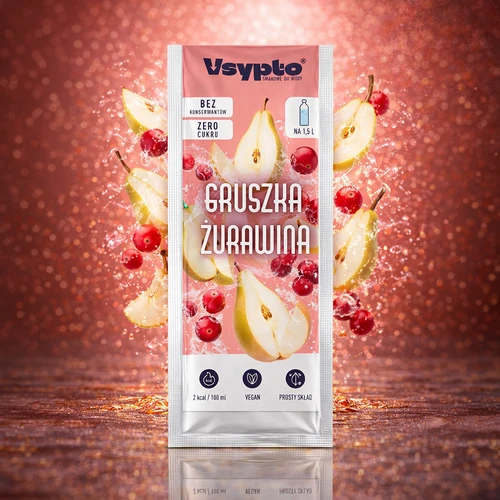 VSYPTO kriaušių ir spanguolių skonio, 9g - 5