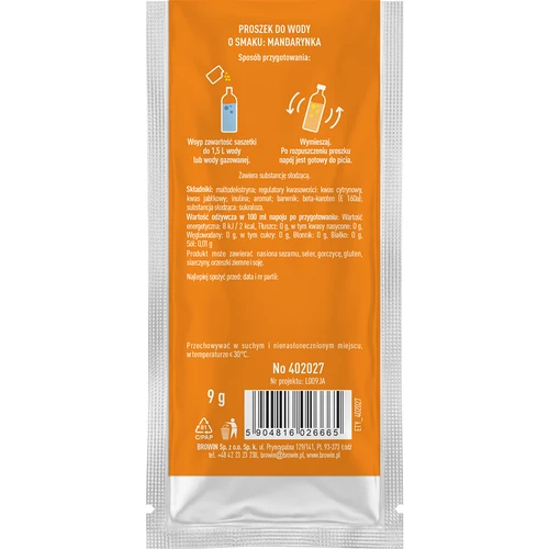 VSYPTO mandarinų skonio, 9 g - 3