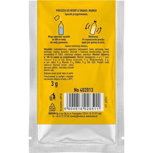 VSYPTO mango skonio, 3 g - 3