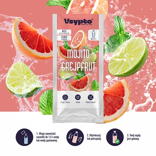 VSYPTO Mojito greipfrutų skonio, 9 g - 6