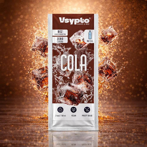 VSYPTO su Cola skoniu – skonio milteliai vandeniui, 9 g - 5