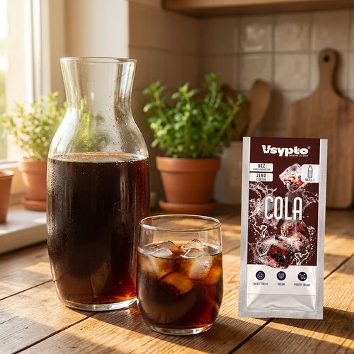 VSYPTO su Cola skoniu – skonio milteliai vandeniui, 9 g - 9