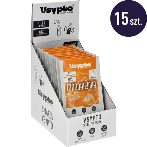 VSYPTO su mandarinų skoniu, 3 g - 10