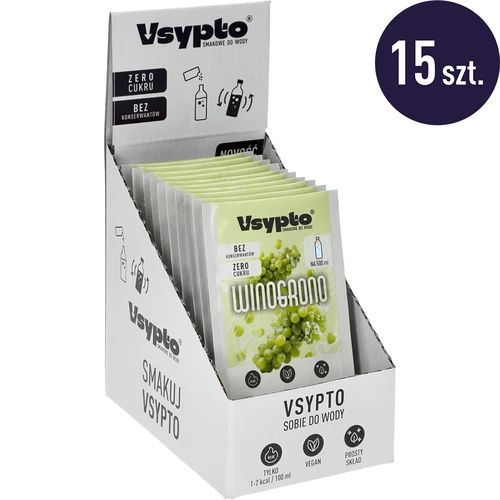 VSYPTO vynuogių skonio, 3 g - 9
