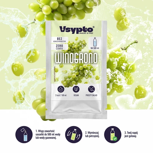 VSYPTO vynuogių skonio, 3 g - 6
