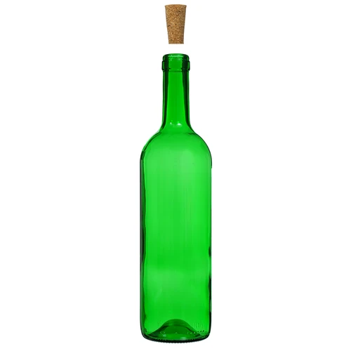 Vyno butelis 0,75 l žalias - pakuotė 8 vnt. - 4