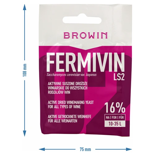 Vyno mielės Fermivin LS2, 7 g - 3