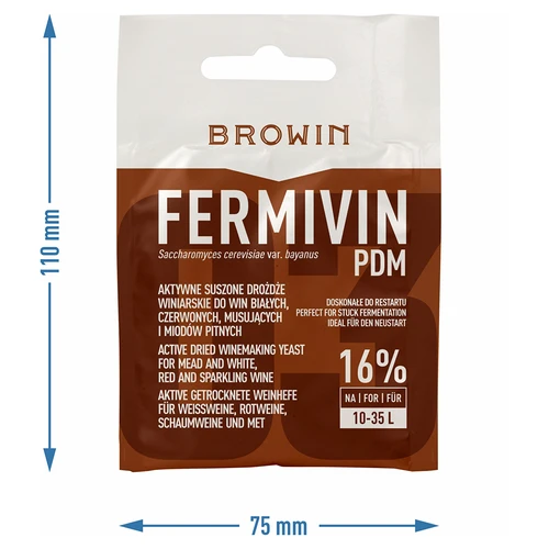 Vyno mielės Fermivin PDM, 7 g - 3