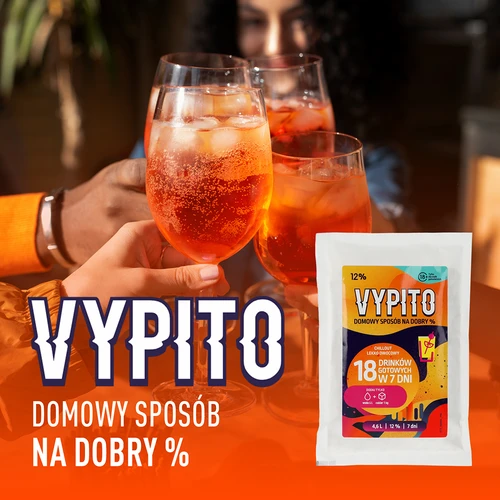 VYPITO 12%, pakelis 18 kokteilių - Chillout lengvai vaisinis, 126 g - 6