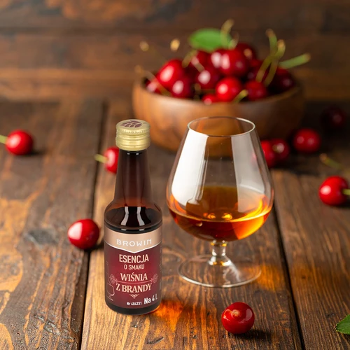 Vyšnių ir brendžio skonio esencija, 40 ml - skirta 4 L - 7