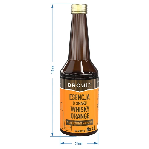 Viskio su apelsinu skonio esencija 4 l – 40 ml - 8