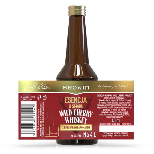 „Wild Cherry Whiskey“ skonio esencija 40 ml - 4
