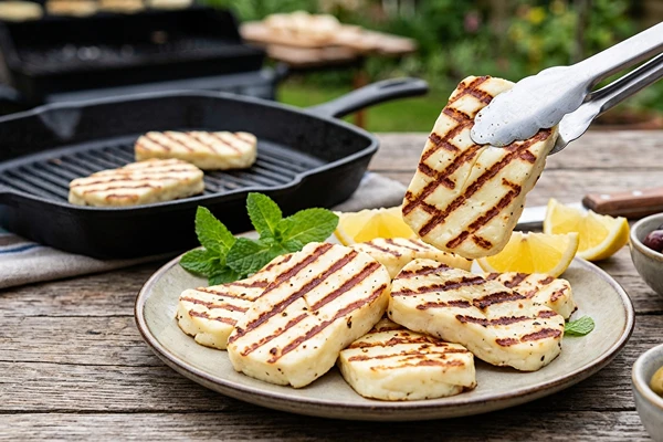 Halloumi tipo sūris – idealus griliui