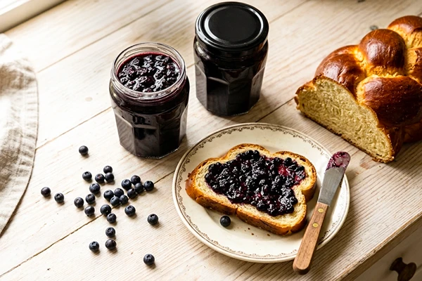 Naminė mėlynių uogienė su pektinu – mažiau cukraus, daugiau uogų!