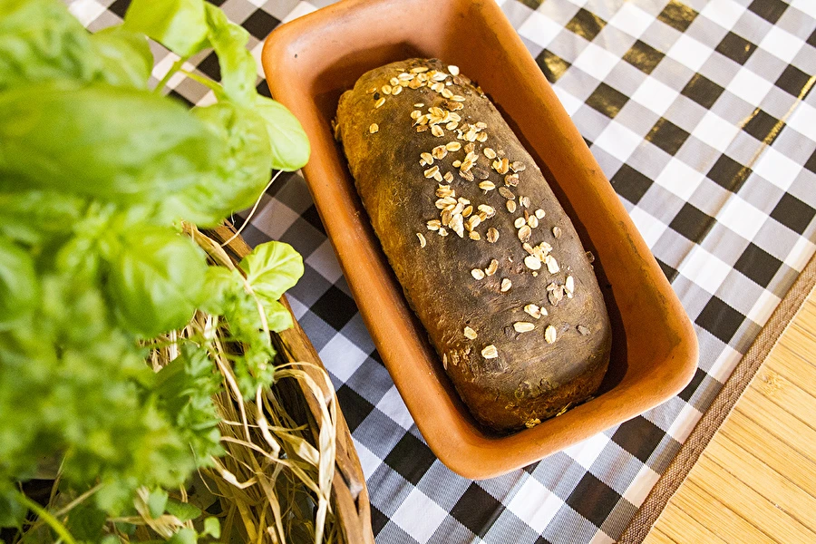 Grikių–ryžių duona puode