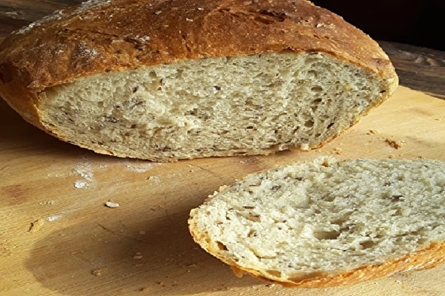 Browin Przepiśnik - Kvietinė duona su mielėmis ir linų sėmenimis